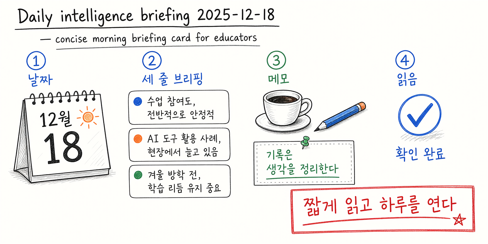 일일 브리핑 카드