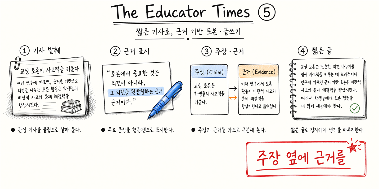 Educator Times 근거 토론