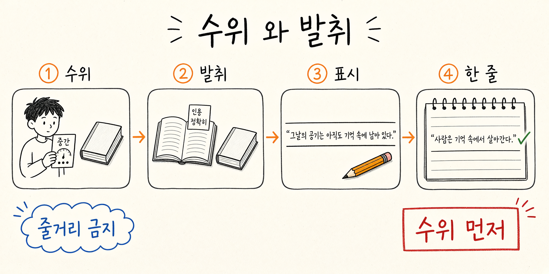 수위와 발취