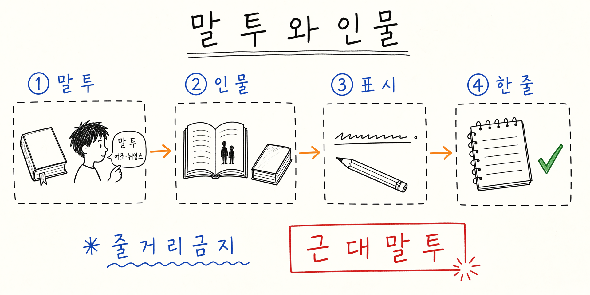 말투와 인물